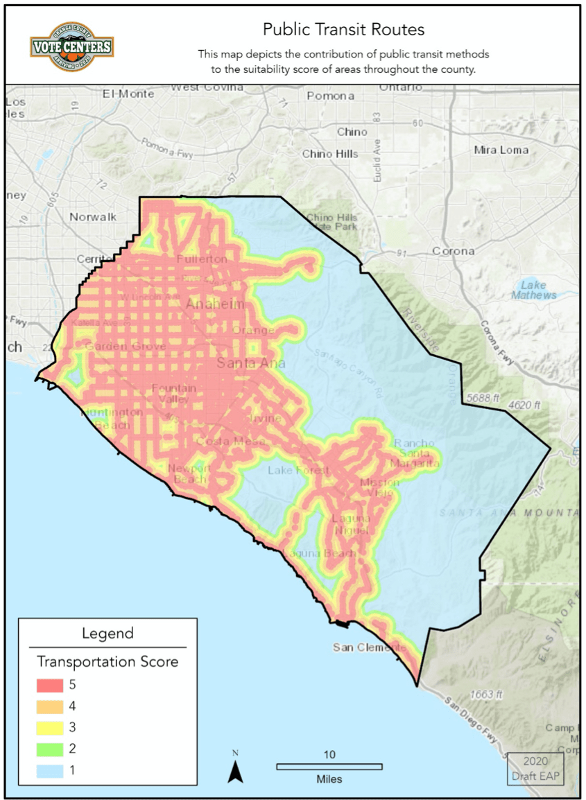 Public Transit Route Map